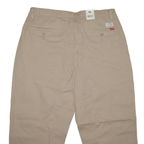 Levis XX Chino EZ Taper Relaxed Fit Pants Mens Size L Vintage Khaki Tan Beige - Picture 9 of 15